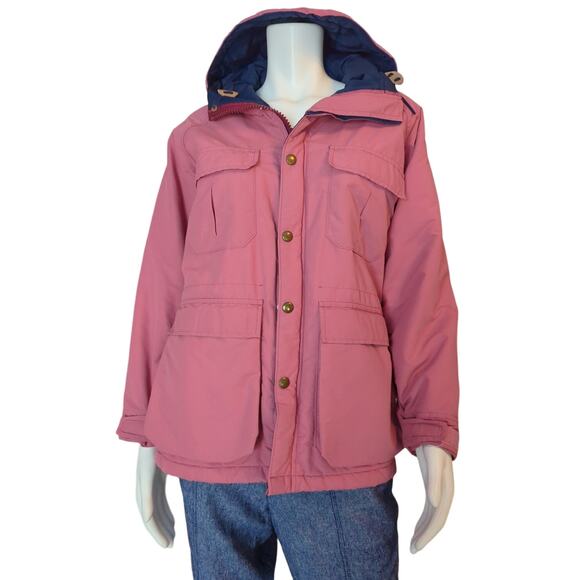 Woolrich Winter Parka w/ Hood Multiple Pockets Desert Rose Vintage Style 2329 Sm - Picture 1 of 8